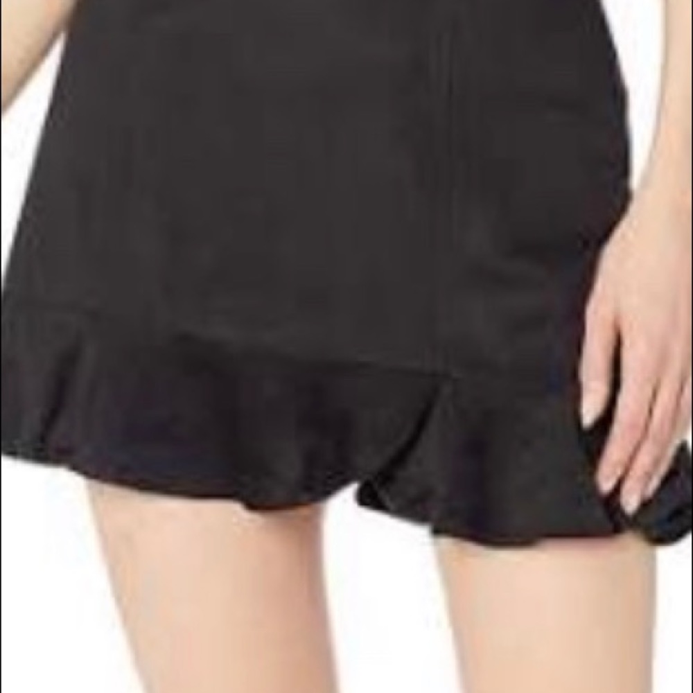 Jack by BB Dakota black suede skirt size: L